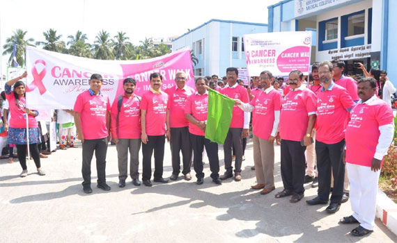 World Cancer Awareness day rally